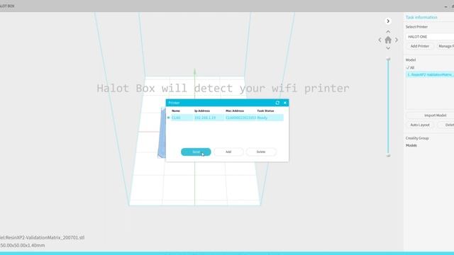 Transfer File via Wifi Halot Box - Creality Halot One Printer смотреть онлайн