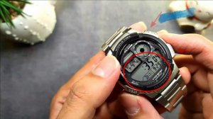 Casio 3198 AE-1000 | Configuración de fecha y hora (Digital) | Español