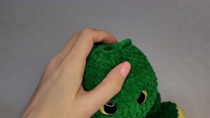 Очень красивый дракончик Гоша из плюшевой пряжи крючком ♡ 2 часть мастер-класса ♡
