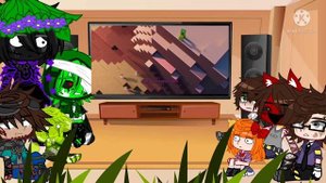 ||Ms And Aftons React Creeper Rap Remix||Minecraft||FNAF||Gacha Club||Part 8
