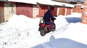 Первый выезд зимой на ЗиД Сова 200