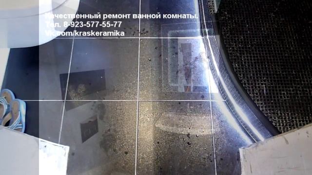 Необычный ремонт совмещённого санузла.Душевой поддон мозаика.Встроенный тропический душ. Красноярск смотреть онлайн