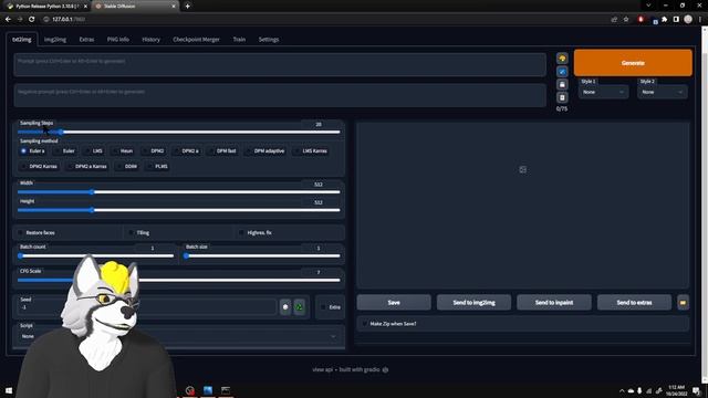 Stable Diffusion AI image generation NVIDIA Tutorial: How to get it running! смотреть онлайн