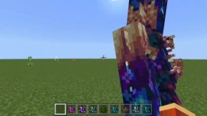 Топ 3 мода для Minecraft Bedrock (крылья для персонажа, новый фон меню, новые смотрители.).