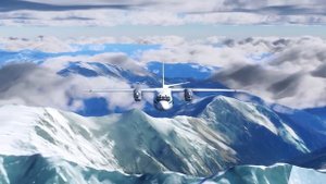 Ан-26 над Кавказом в VATSIM в X-Plane 11