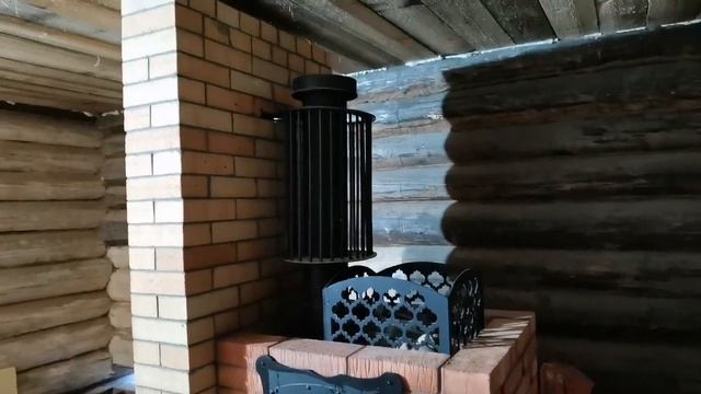 Установка металлической банной печи и обкладка кирпичем, печник тюмень, печназ знич тюмень смотреть онлайн