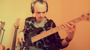 Ядрёный звук бас-гитары на забористый диско - фанк рифф. Самый крутой джаз бас!!!