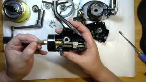 Катушка Shimano Activecast 1080 - обзор-разбор-апгрейд (катушка для левши)..