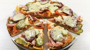 Пицца на сковороде за 10 минут | Тесто для пиццы без дрожжей и майонеза | Экспресс пицца от ProEdy