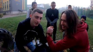 Армрестлинг Заруба Среди Подростков  + Новый ЮТУБ КАНАЛ Егора О Воркауте И ТРИКИНГЕ! ★