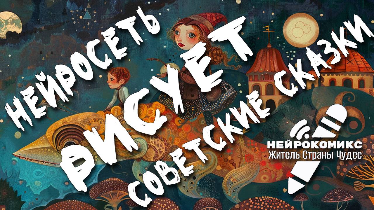 НЕЙРОСЕТЬ рисует СОВЕТСКИЕ СКАЗКИ смотреть онлайн