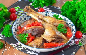 КАК ПРИГОТОВИТЬ ГУСЯ ТУШЕНОГО В КАЗАНЕ