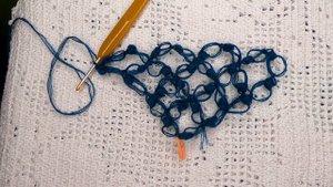 ШАЛЬ "Морская волна" , Петли СОЛОМОНА с СЕКРЕТОМ, Вязание КРЮЧКОМ , crochet shawl ( Ш № 358)