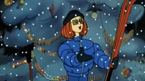 Зима в простоквашино.мама Рима-под снегопадом