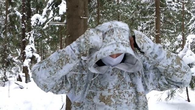 Маскхалат призрак в цвете Pencott от компании Vоин. Проект Чистота