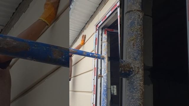 Фасад дома обшит термопанелями! Жидкий травертин. Тёплый фасад! #amazing #home #diy смотреть онлайн