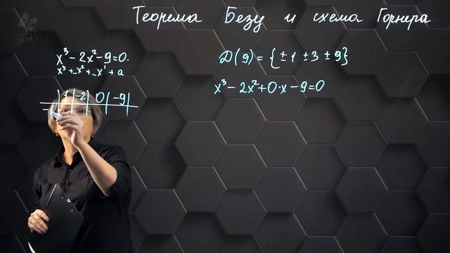 Теорема Безу. Схема Горнера. Практическая часть. 10 класс.