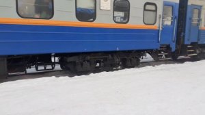 ТЭП33А-0026 с пассажирским поездом №301 Новосибирск-Алматы