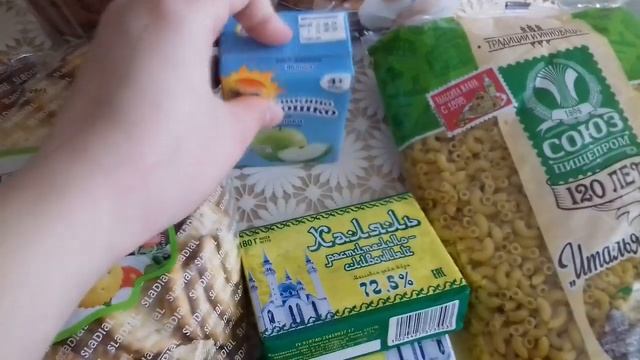 Склад магазин  Победа.  Недельная закупка продуктов на 1000 рублей.