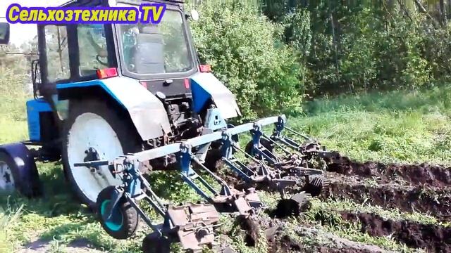 Первая Обработка Картофеля Трактором Мтз 82.1 И окучники Кон-2.8 смотреть онлайн