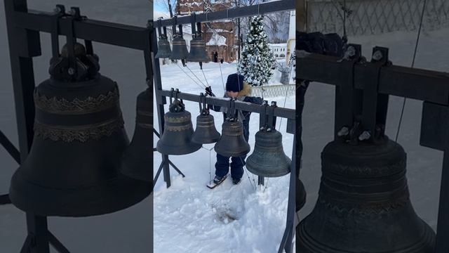 Колокольный звон. Егор Чухлеб, 6 лет. Николо-Сольбинский монастырь