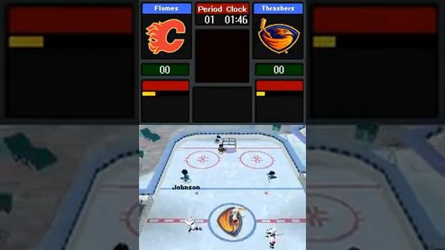 Backyard Hockey • NDS Gameplay