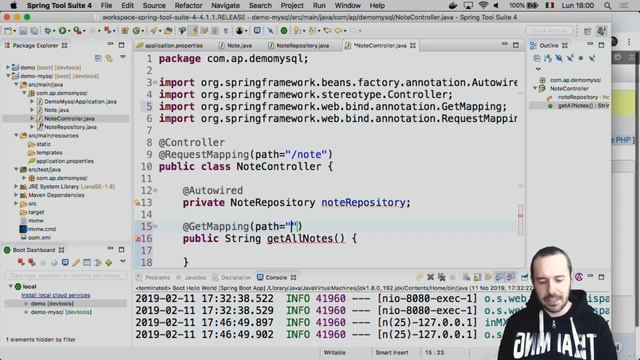 JAVA SPRING BOOT: CONNESSIONE A MYSQL con JPA смотреть онлайн