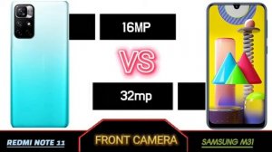 redmi note 11 vs samsung m31 | samsung m31 vs redmi note 11 full comparison.