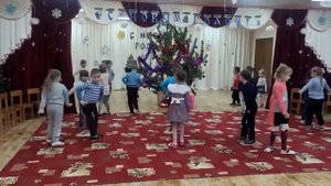 Танец "Бубенцы" подготовительная группа. Репетиция Новогоднего утренника.