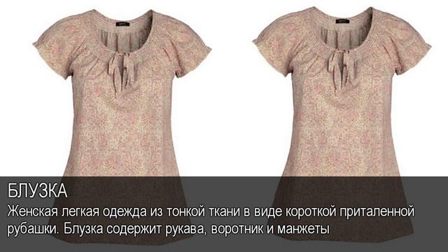 Блузка. Толковый Видеословарь русского языка смотреть онлайн