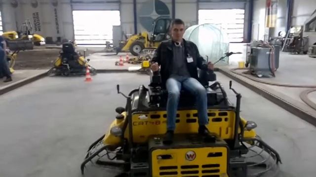 Двухроторная затирочная машина CRT 48PS WACKER NEUSON. СДМ-Гидравлика.