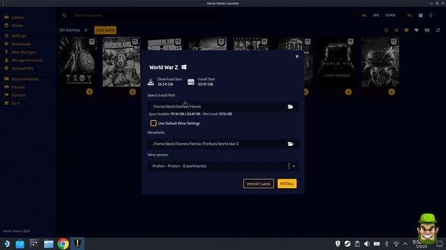 Steam Deck Tutorial Heroic Games Launcher 4 Minute Tutorial Epic Games GOG смотреть онлайн