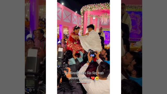 Aj Mon Jure Saje Koto Asha 🦋 Lofi Status ♥️ Bengali Romantic Song 🌻 Bengali Wedding Status 🌚