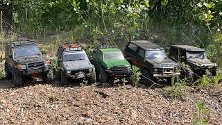 Триал-трофи покатушка: Бронко, Чироки, Бэйскэмп, Крузак, Врэйт #rc #offroad #радиоуправляемыемодели