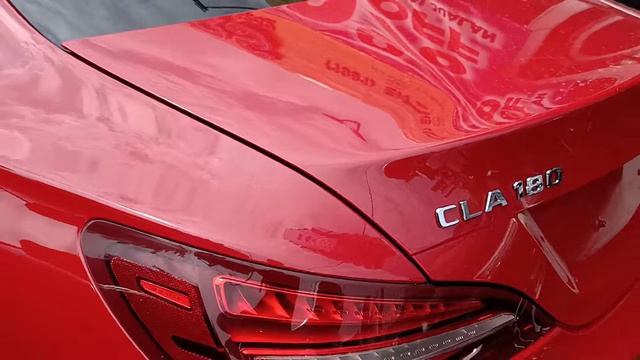 MERCEDES BENZ CLA180 YEAR 2017 RED COLOUR. SUPERB CONDITION LIKE CONDITION смотреть онлайн