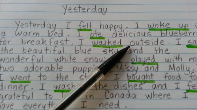 Journal Writing - Miss Karen explains how to write a paragraph смотреть онлайн