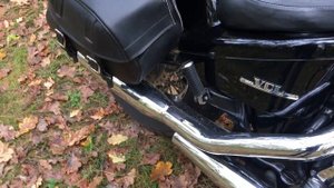 Honda Steed 400 звук со стоковым выхлопом