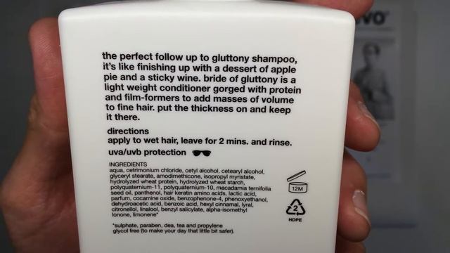 EVO Gluttony shampoo and Bride of Gluttony Conditioner
