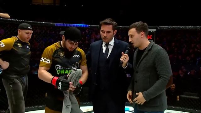 Слова Али Багова после боя с Адамом Таунсендом смотреть онлайн