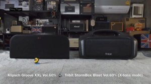 Klipsch Groove XXL vs Tribit StormBox Blast
