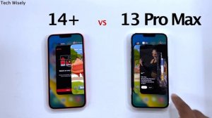 iPhone 14 Plus vs 13 Pro Max Speed Test