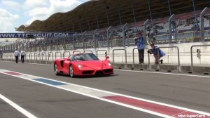 Ferrari Enzo on the TRACK! | EPIC SOUND!