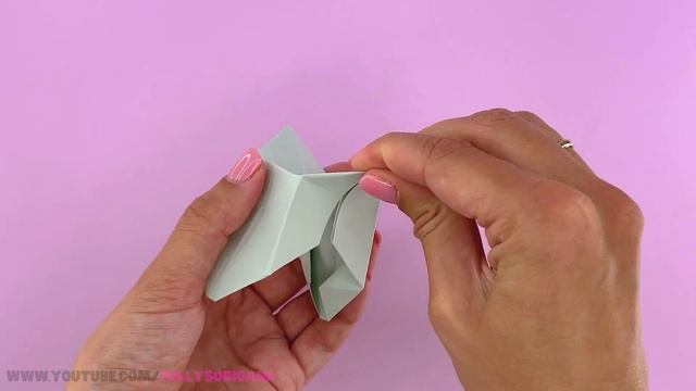 How to make origami FINGER TRAP from paper. DIY origami shark easy tutorial. смотреть онлайн