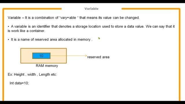 java tutorial #4  Variable and Data-types