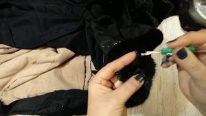 Ремонт шубы.Как по низу шубы поставить резинку.