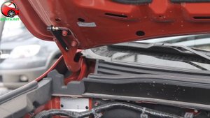 Установка упоров / амортизаторов капота на Mitsubishi Pajero Sport 3 rest / L200 5 rest от upora.ne