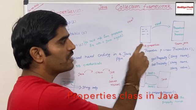 # 104 Properties Class in Java | Java - The Properties Class | Properties Java | Java | RedSysTech