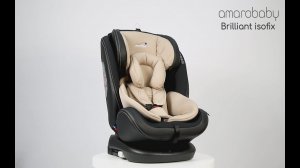 Автокресло детское AMAROBABY Brilliant ISOFIX класс D, группа 0+/1/2/3