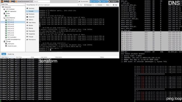 Demo: Proxmox PVE /Terraform / Ubuntu-Cloud-Image / Cloud-Init / DNS смотреть онлайн