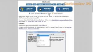 Записываем загрузочную флешку программой UNetbootin. Видео 1